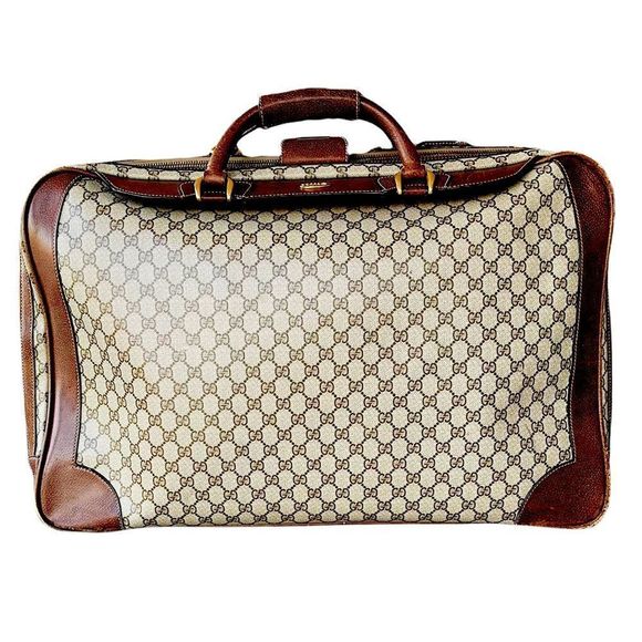 GUCCI AUTHENTIC VINTAGE 50’s SUITCASE - Picture 1 of 16